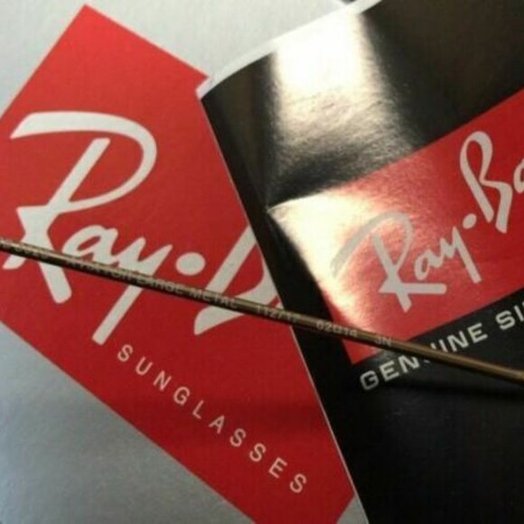 Ray-Ban Sunglasses Large Metal Gold Aviator/Blue - Picture 7 of 8